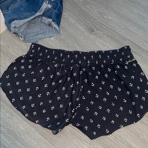 Billabong Navy and White Athletic Shorts